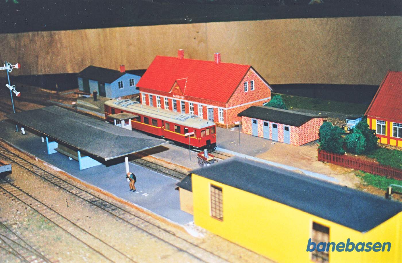 Aakirkeby i model 1:45 Aakirkeby i model 1:45