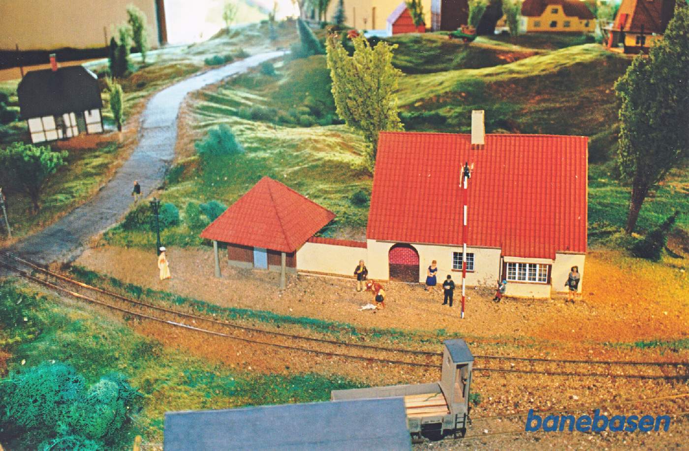 Model af Den Bornholmske Jernbane i størrelse 1:45 Model af Den Bornholmske Jernbane i størrelse 1:45