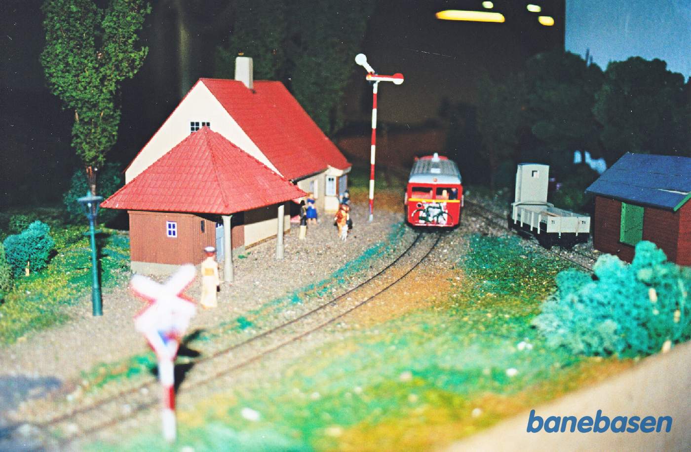Model af Den Bornholmske Jernbane i størrelse 1:45 Model af Den Bornholmske Jernbane i størrelse 1:45