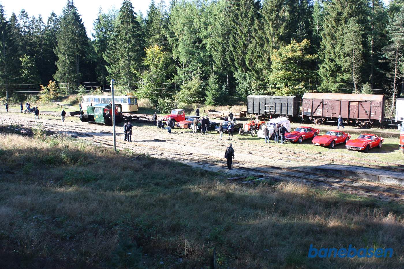 Et vue ud over stationsområdet fra den høje skrænt Et vue ud over stationsområdet fra den høje skrænt