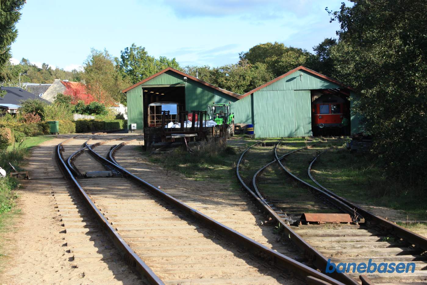 Dagen er ved at være gået og M8 er kørt i remise Dagen er ved at være gået og M8 er kørt i remise