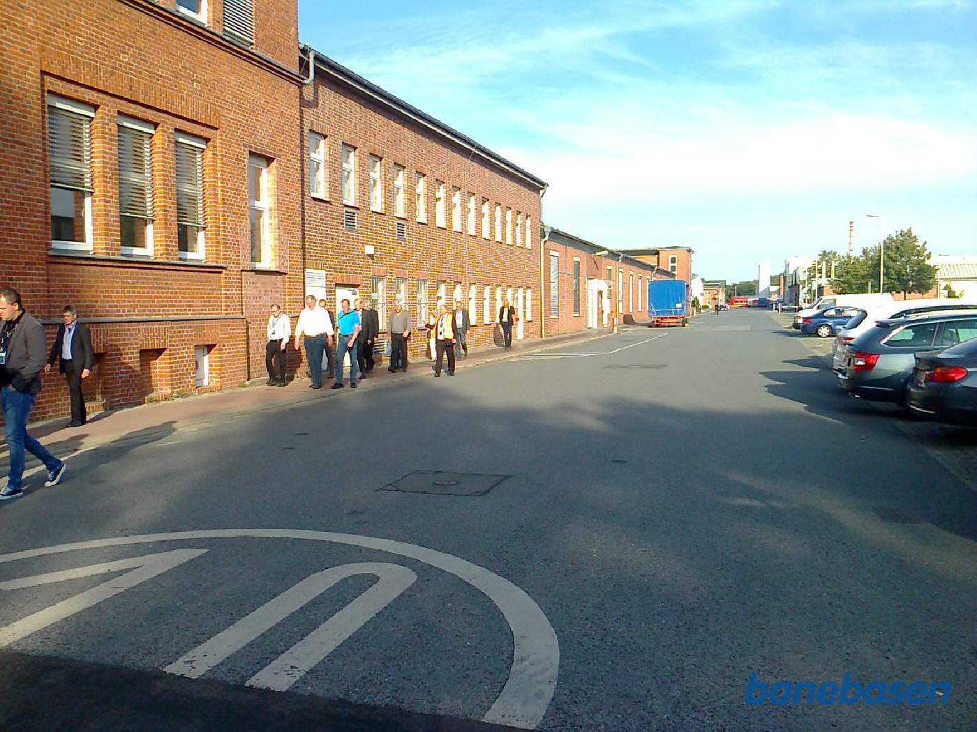 Gæsterne på vej tilbage til startpunktet