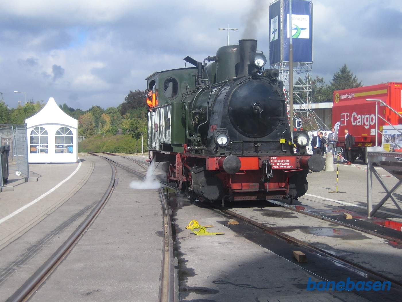 Igen i år køres der med et damplokomotiv, hvor 3-4 gæster kan få en tur