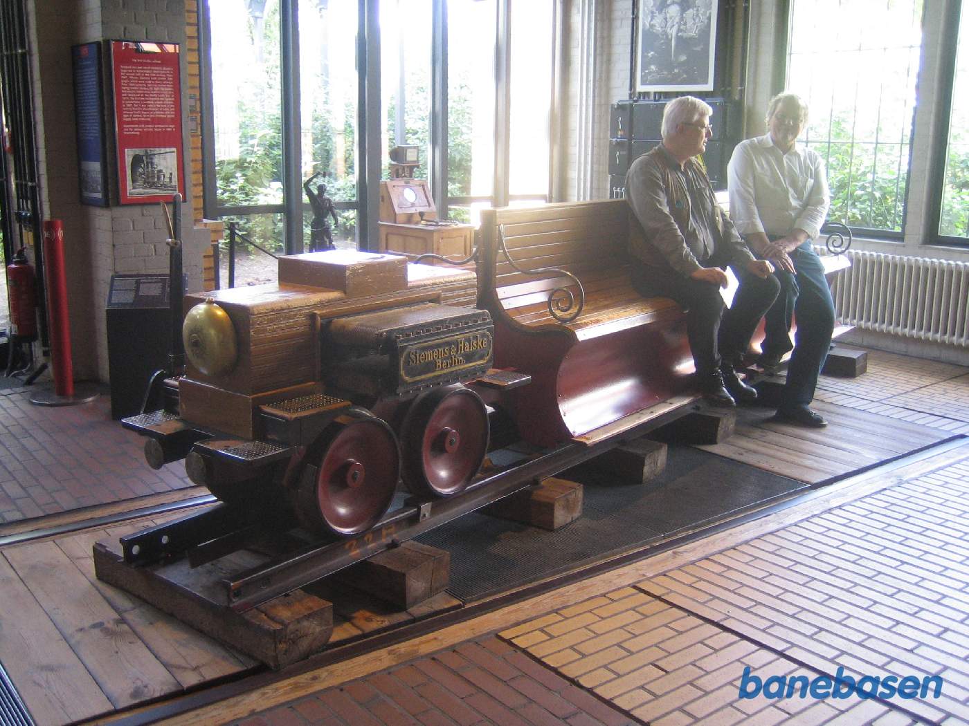 Werner Siemens elektriske lokomotiv fra udstillingen i Berlin i 1879