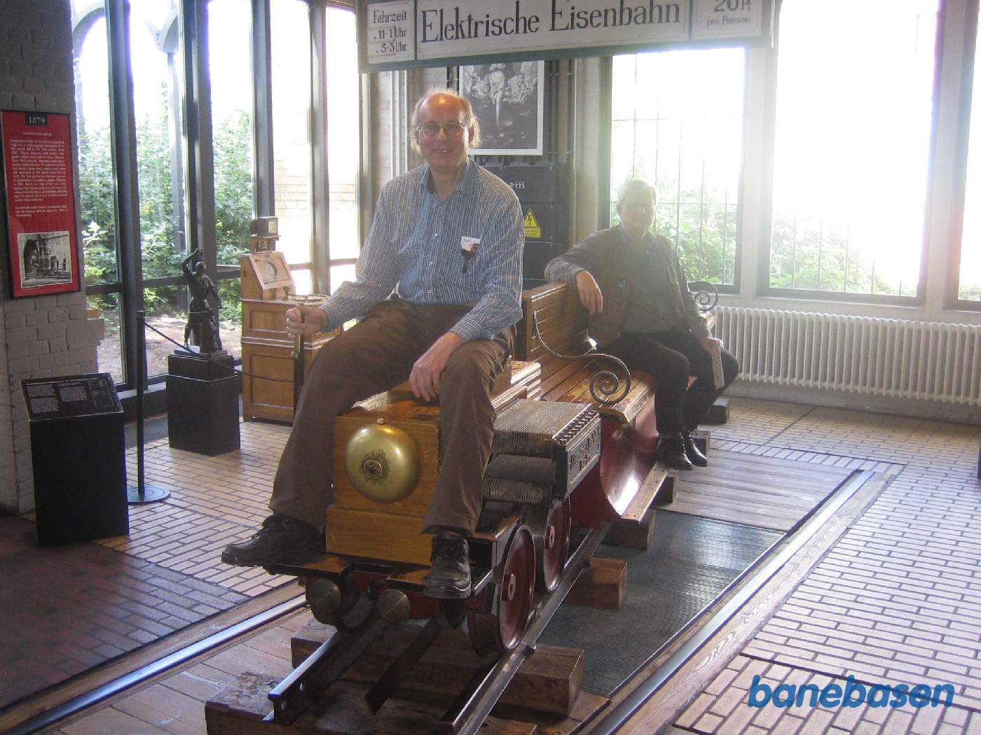 Werner Siemens elektriske lokomotiv fra udstillingen i Berlin i 1879