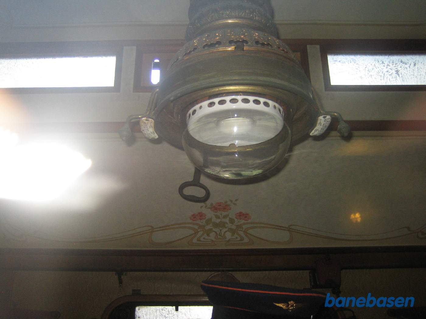 Gaslampe i en personvogn