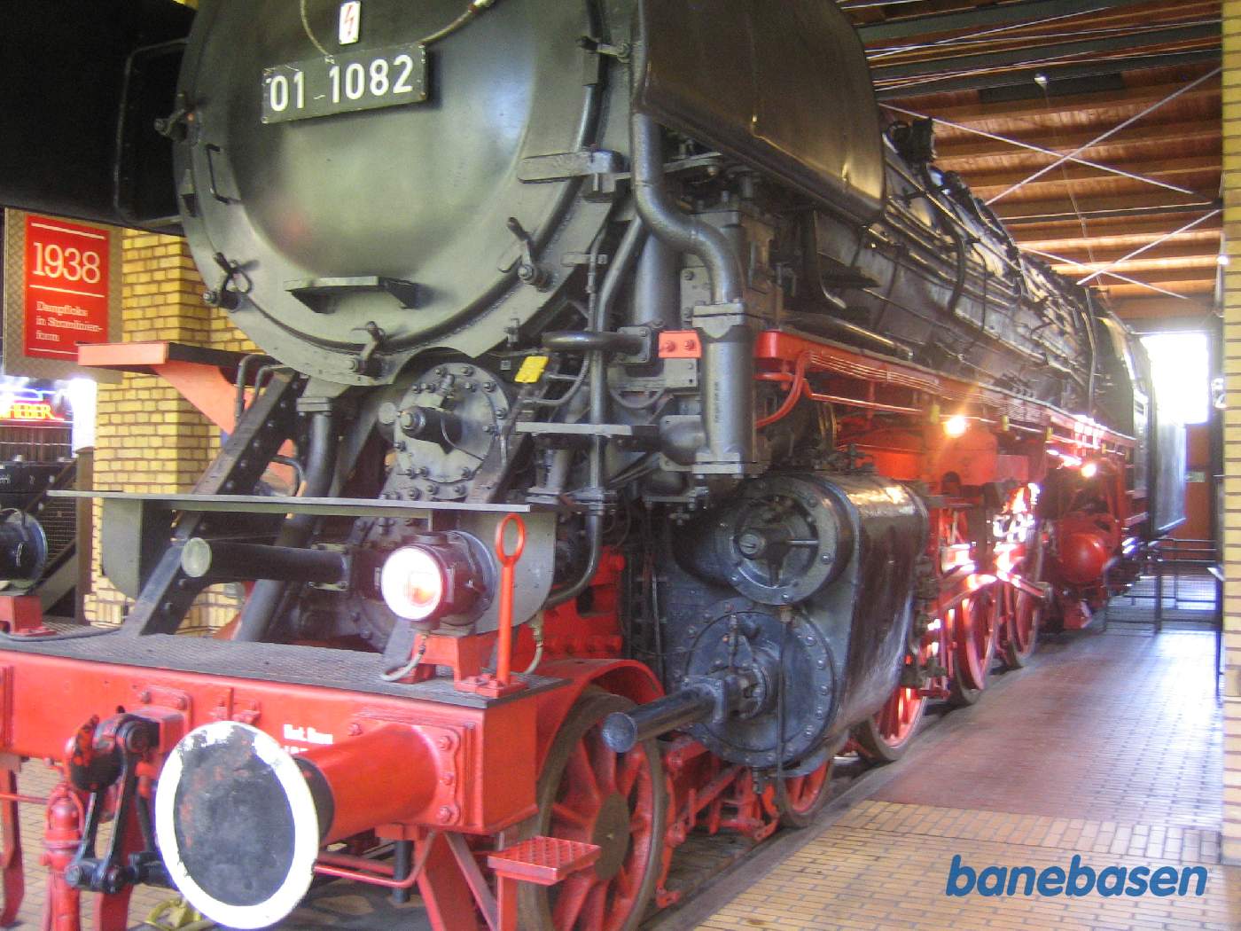 Et stort 3-cylinderet eksprestogs damplokomotiv