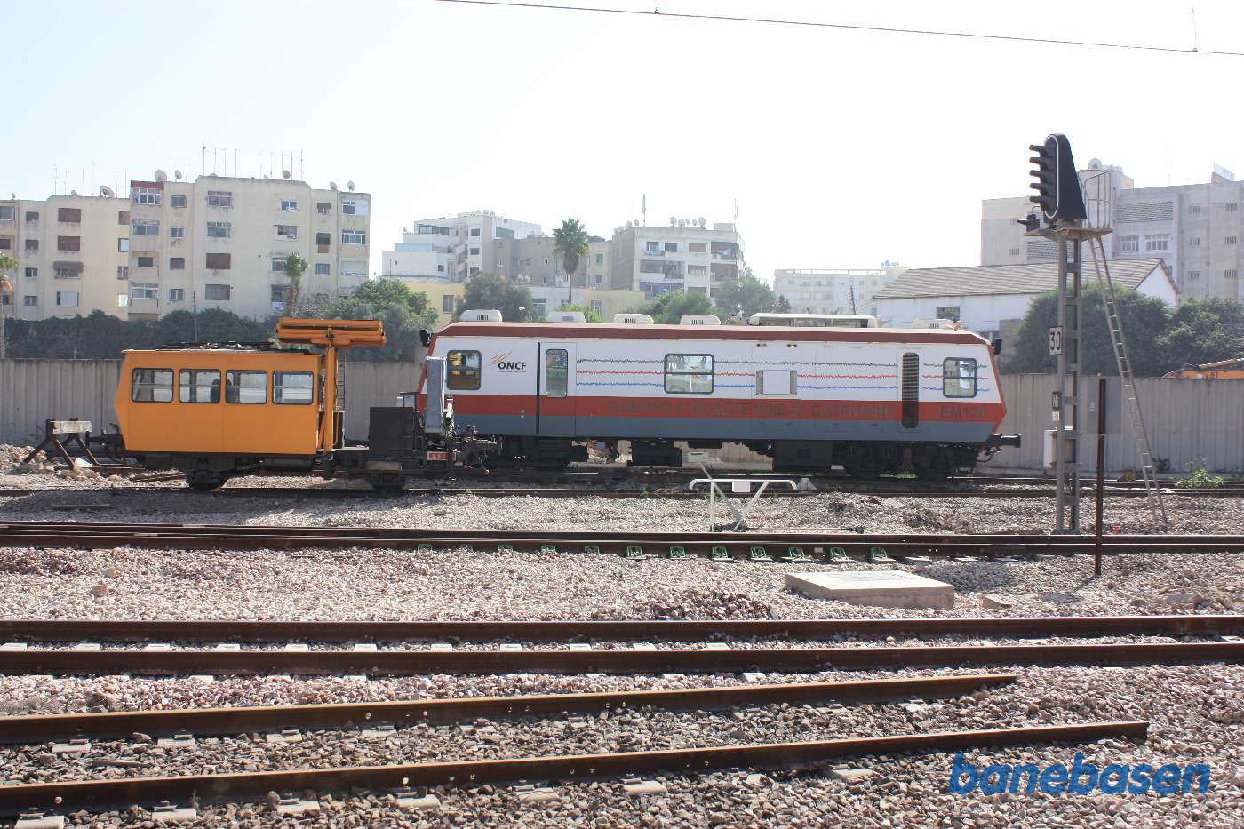 Arbejdskøretøjer i et sidespor