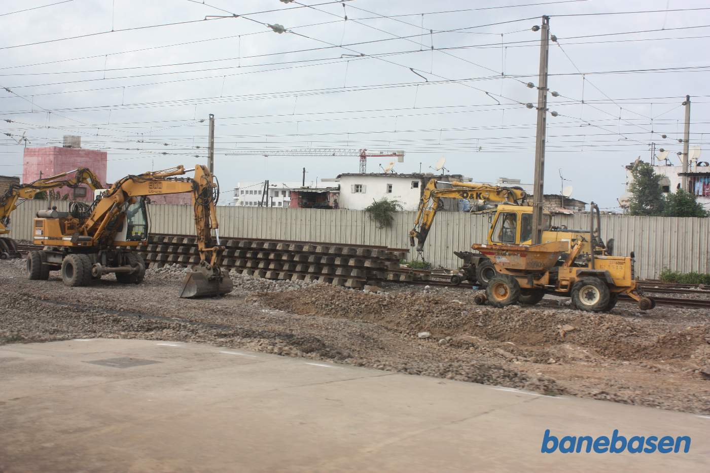 Sporarbejde på station, hvor alt fornyes