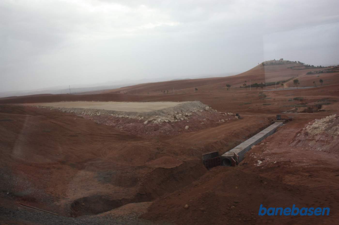 Anlæg af tracéen for det nye dobbeltspor fra Casablanca til Marrakech