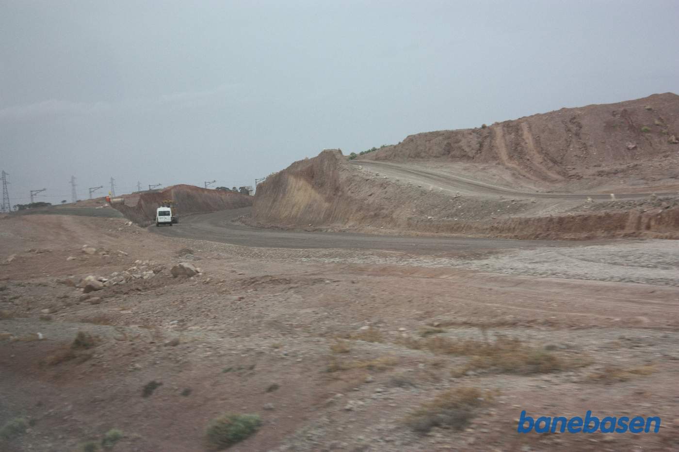 Anlæg af tracéen for det nye dobbeltspor fra Casablanca til Marrakech