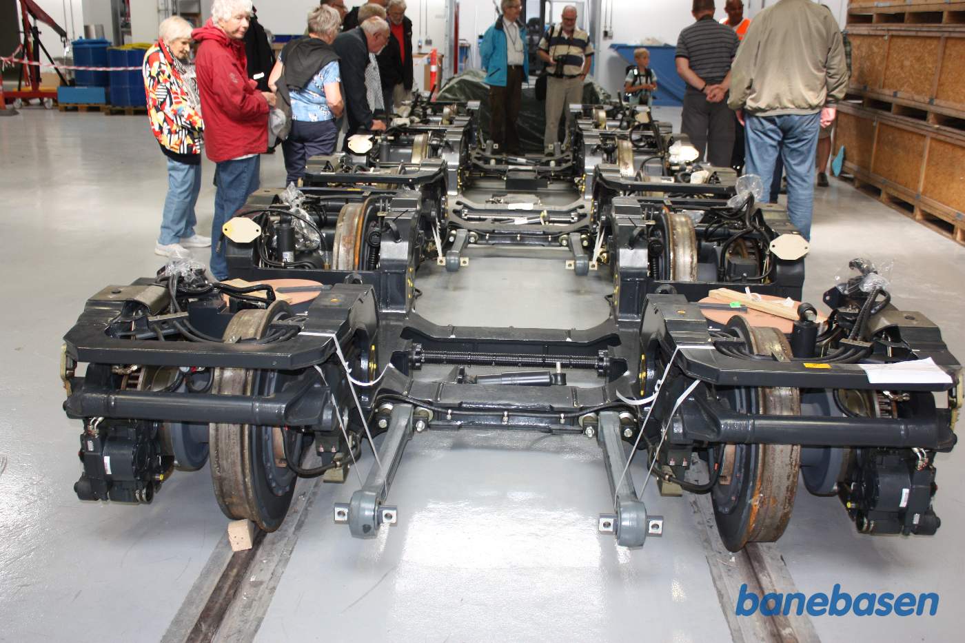 3 nye bogier står klar i værkstedet 3 nye bogier står klar i værkstedet