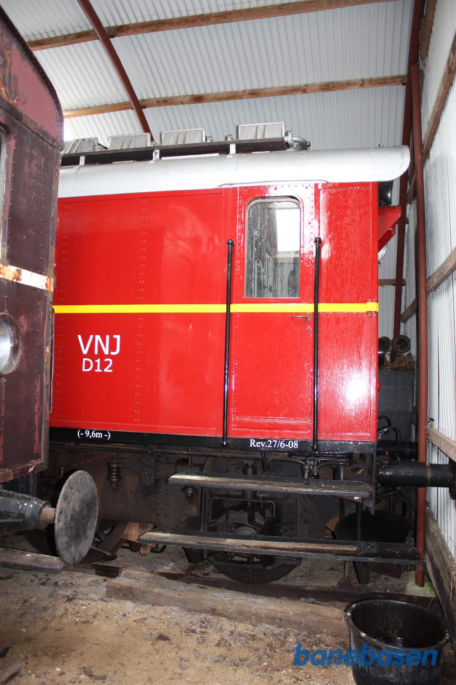 Et vue ind i vognhallen Et vue ind i vognhallen