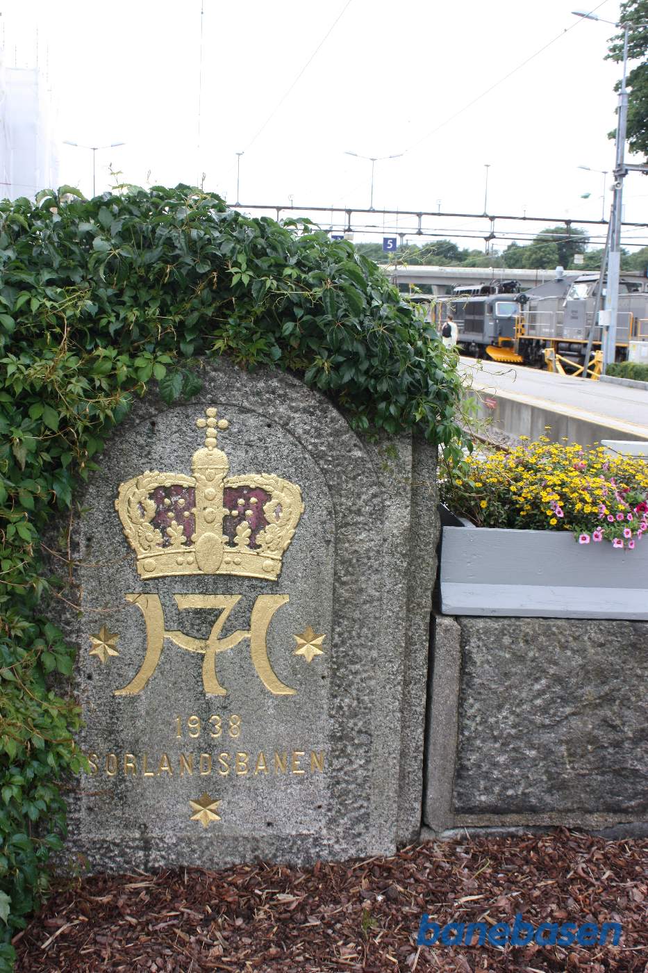 Mindesten for Sørlandsbanens åbning i 1938