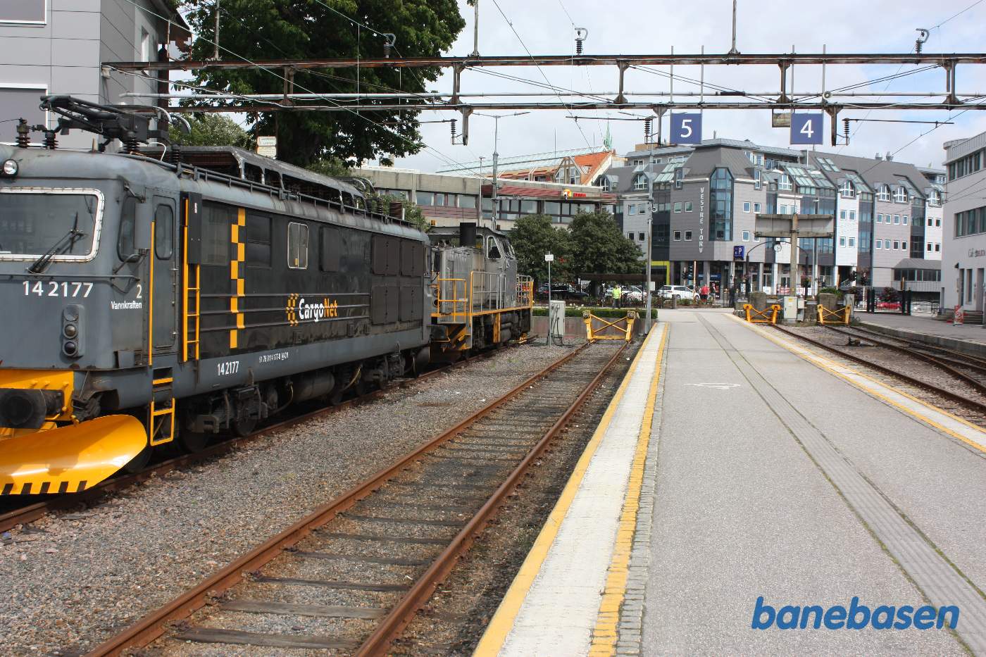 Et vue ud over stationsområdet