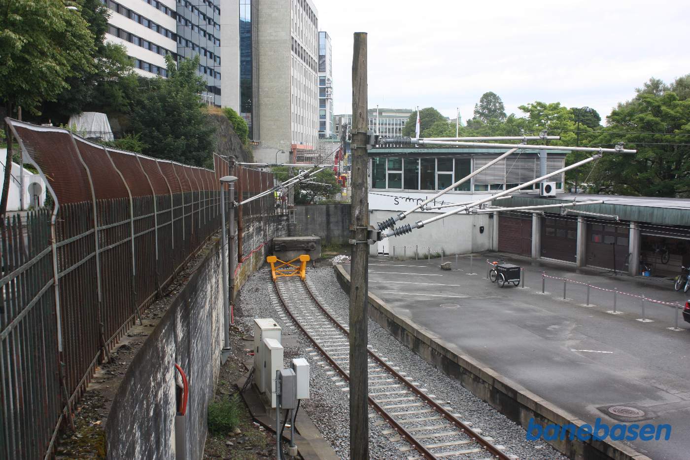 Et vue ud over sporene på sentralstationen