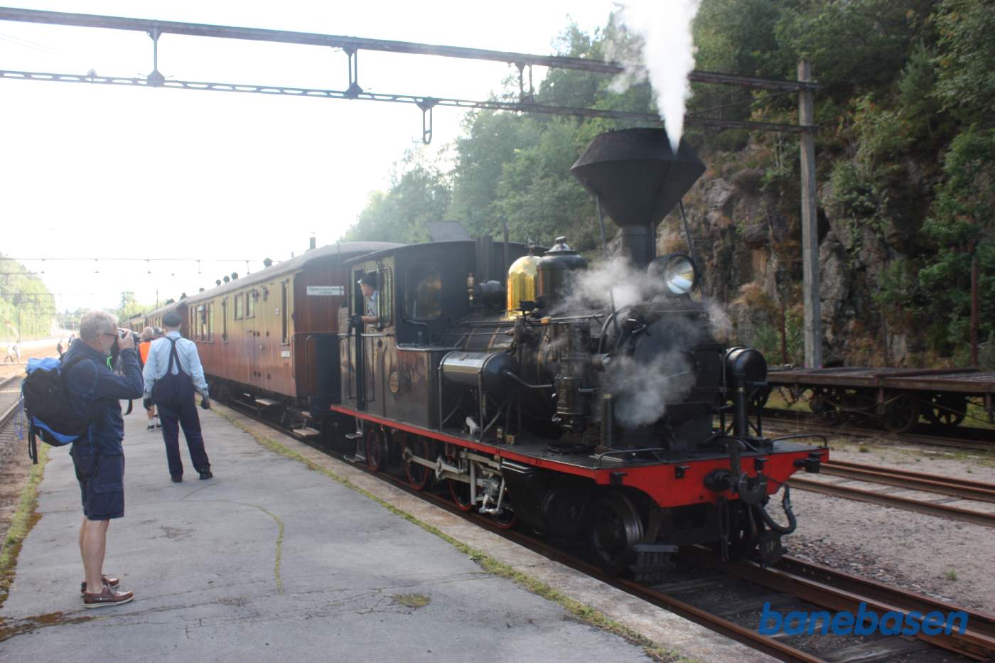 Billede af damplokomotivet