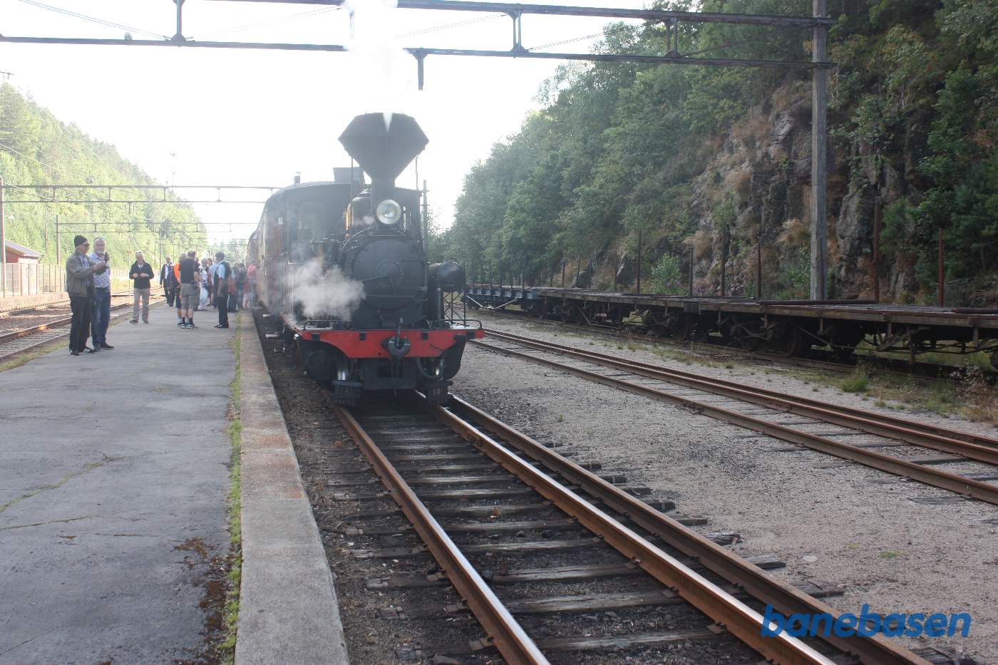 Billede af damplokomotivet