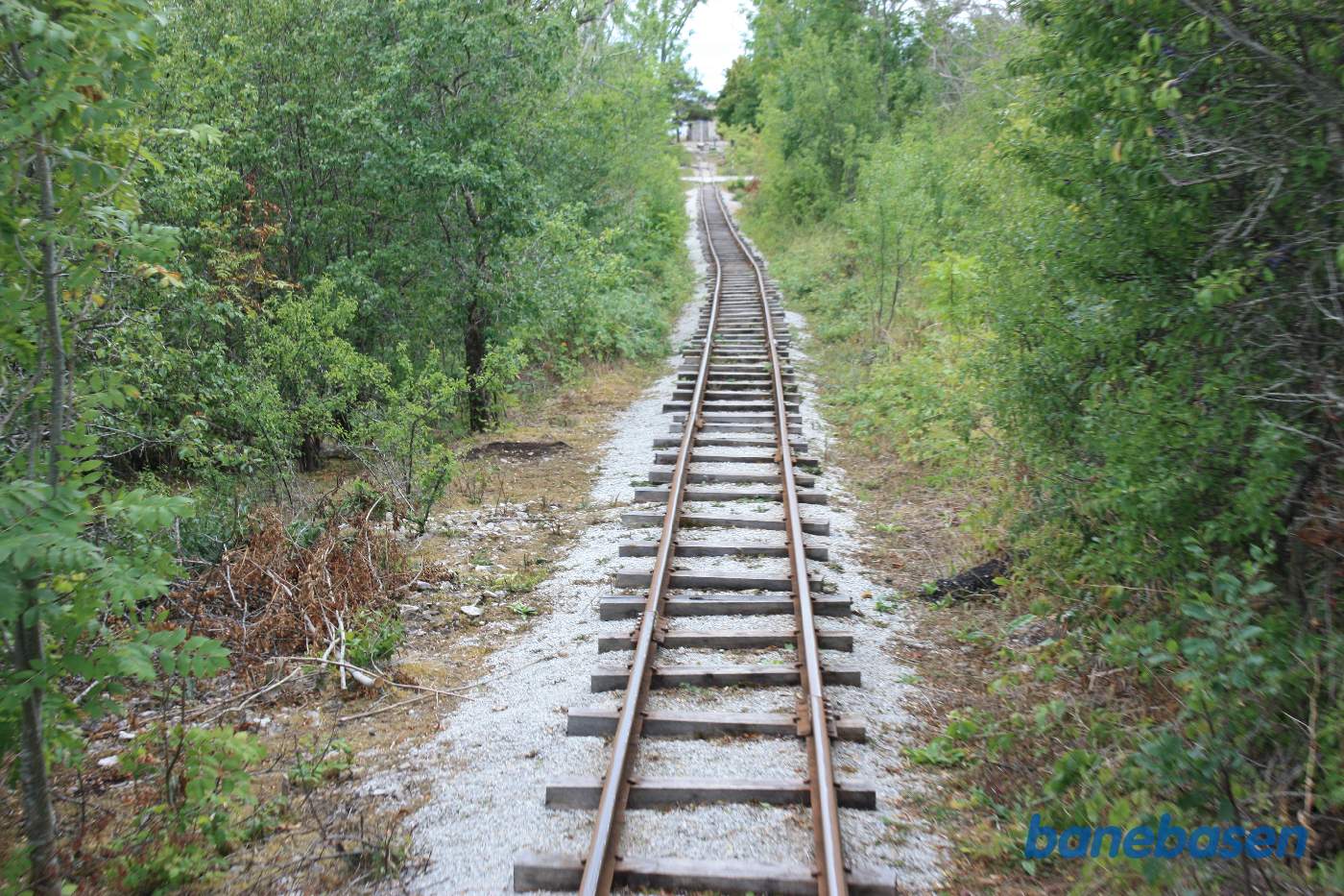 Et bagskud ud langs banen lige efter museet