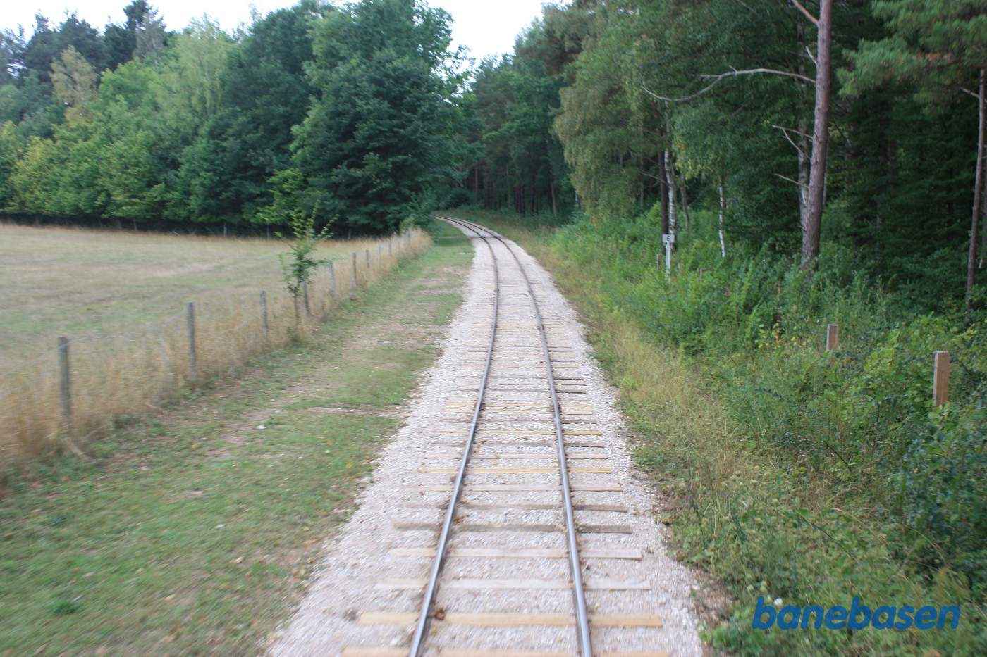 Et bagskud ud langs sporet mod Roma