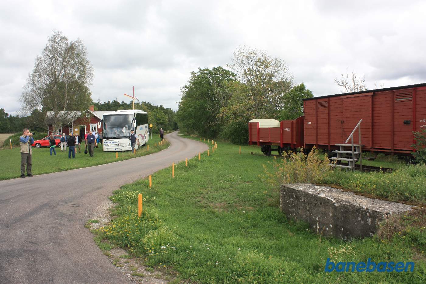 Efter at banen blev nedlagt, lavede man Tjuls station om til museum. Jernbanen gik hvor der nu er vej og slog et lille sving mod højre