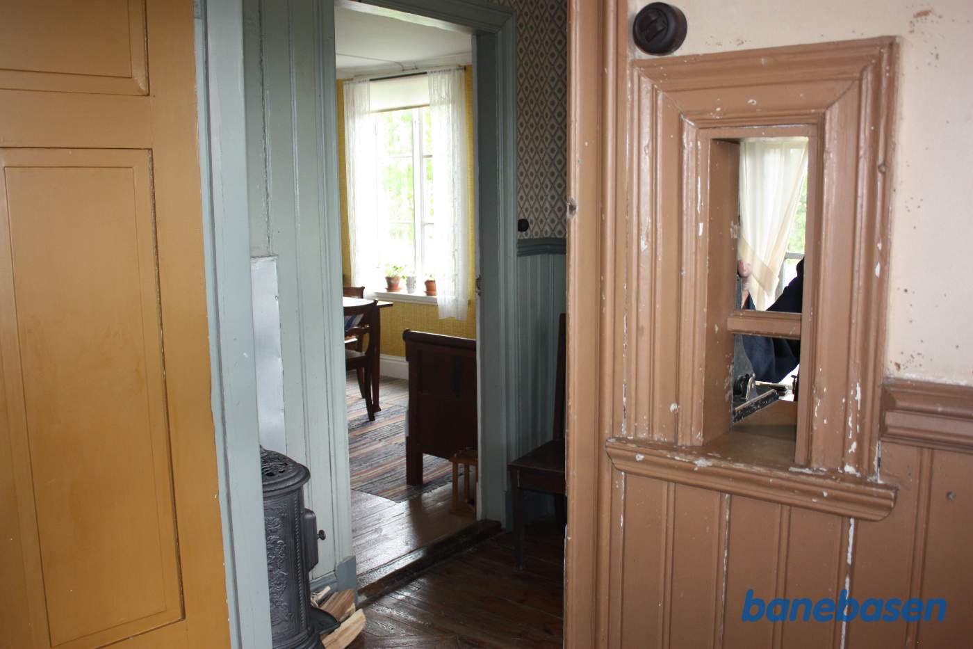 Billetsalget set fra ventesalen