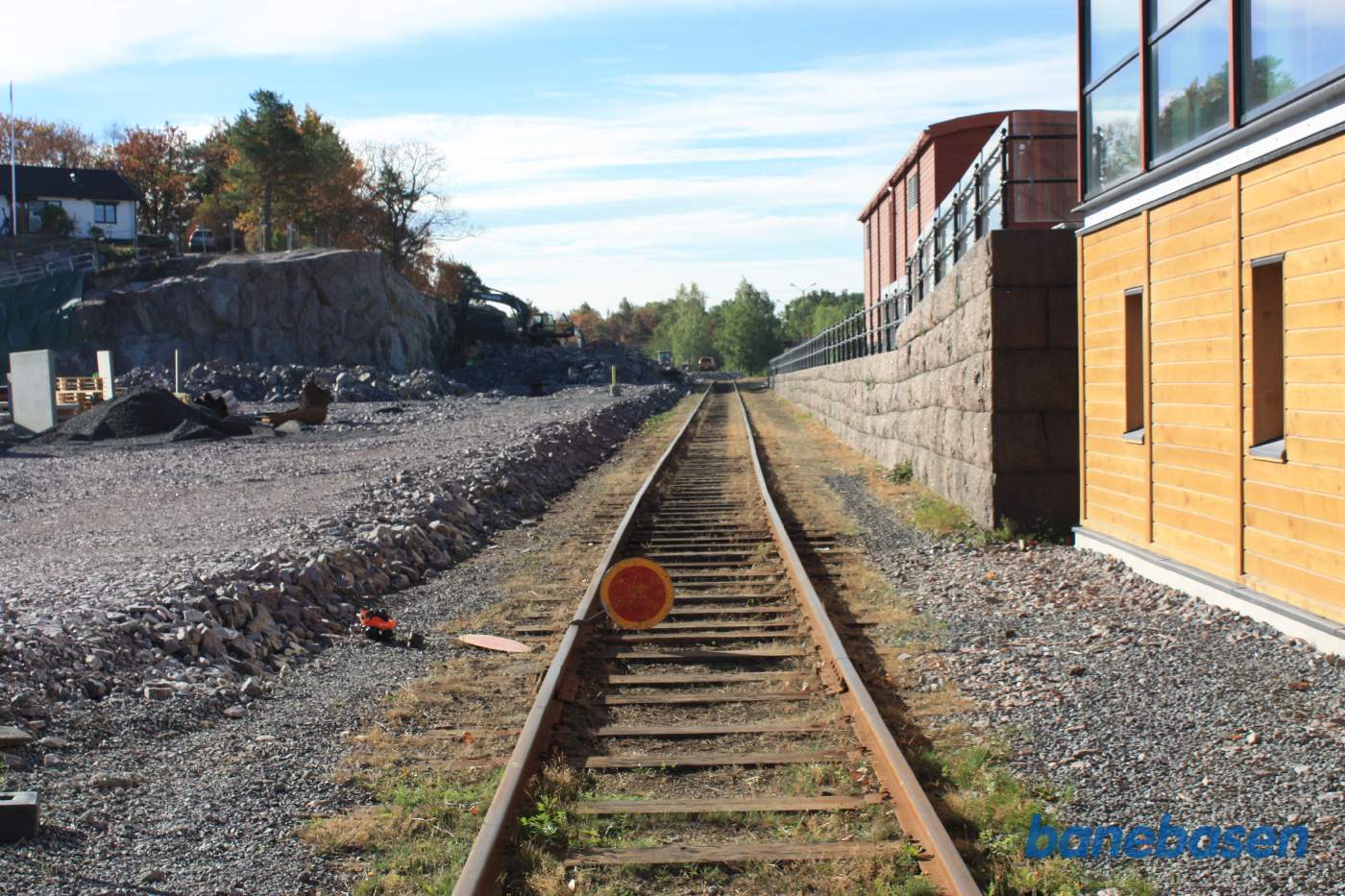 Vi kigger på havnesporet, der er spærret for trafik