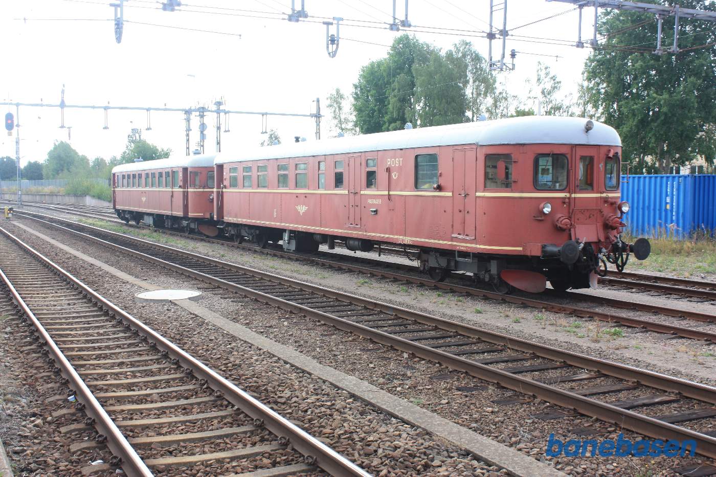 Det norske motortog i sidesporet, hvor det har overnattet