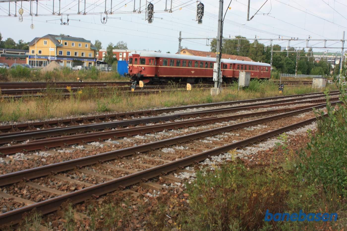 Det norske motortog i sidesporet, hvor det har overnattet