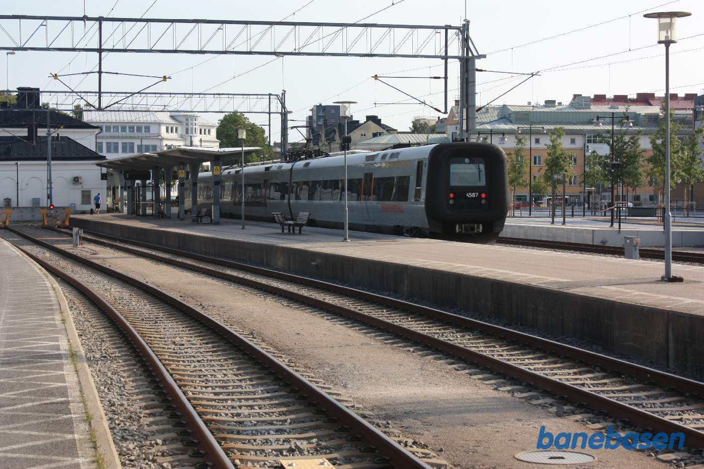 Øresundstog er ankommet til perron