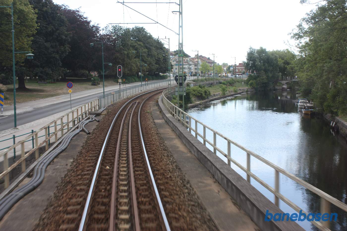 Et bagskud på strækningen mellem Rönneby og Sölversborg
