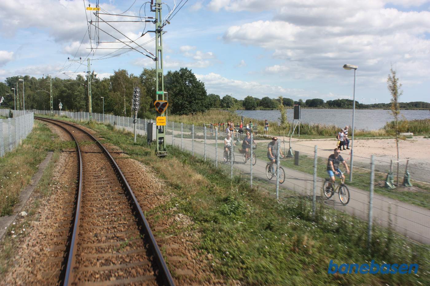 Et bagskud på strækningen mellem Rönneby og Sölversborg