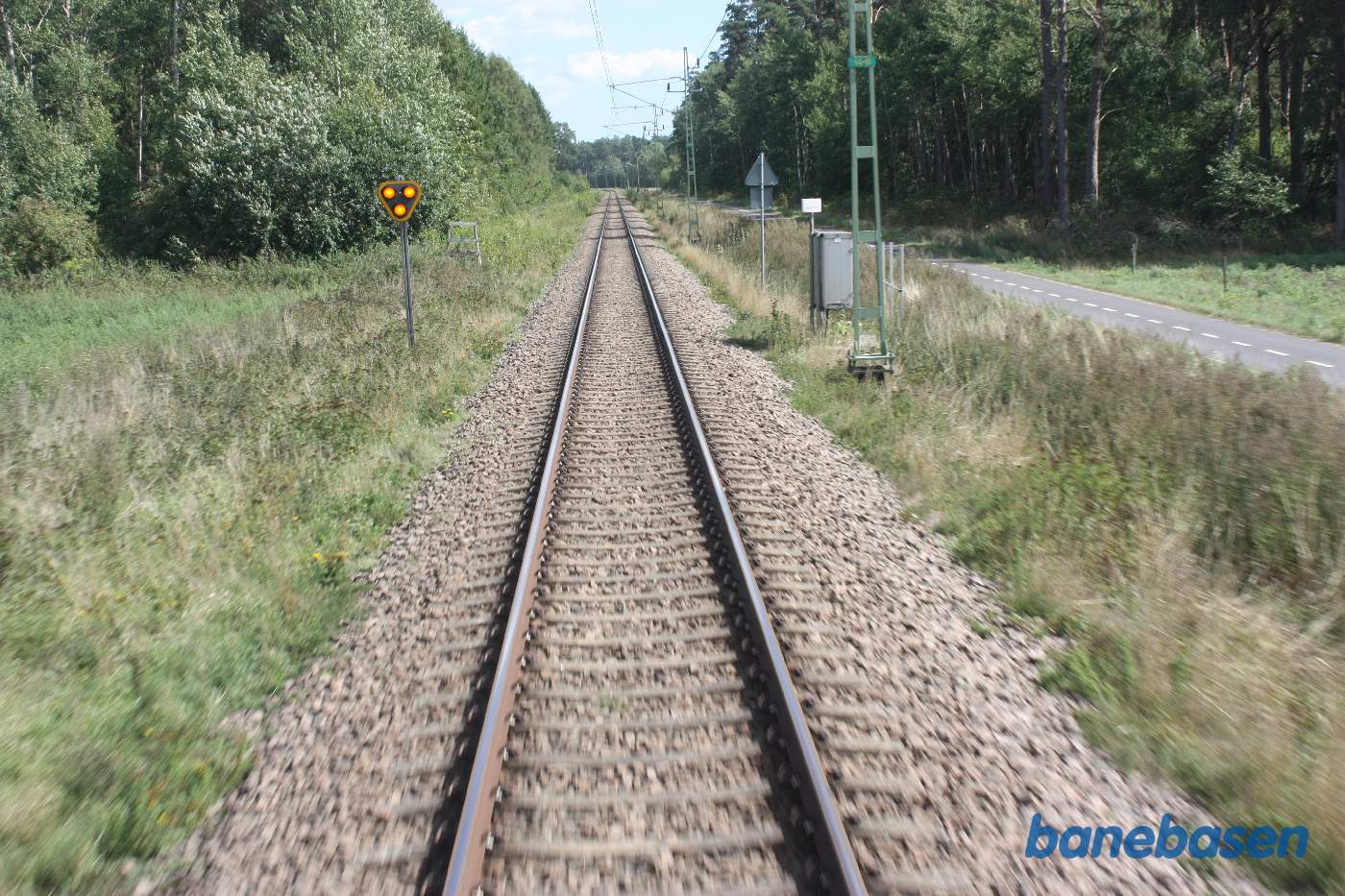 Et bagskud på strækningen mellem Sölversborg og Kristianstad