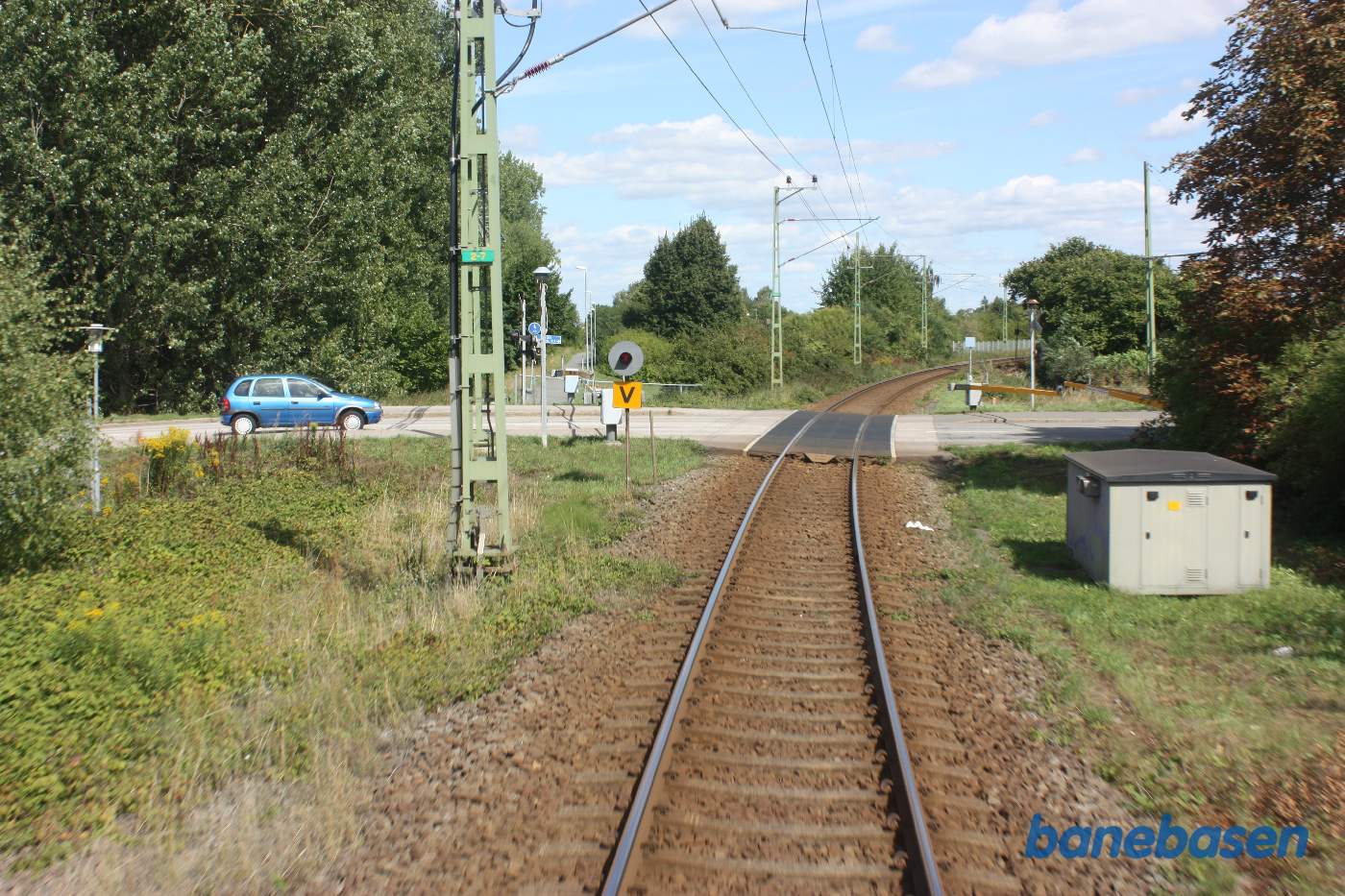 Et bagskud på strækningen mellem Sölversborg og Kristianstad