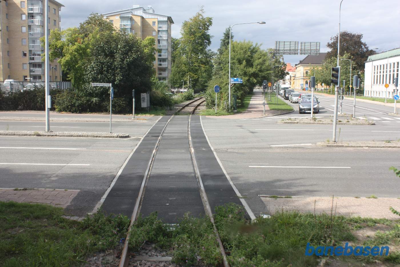 Det norske motortog er på vej ned ad havnesporet, bagskud