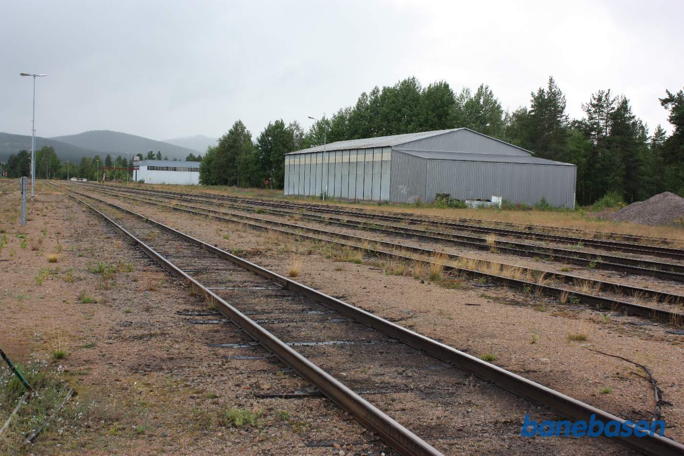 Den store vognhal på stationen