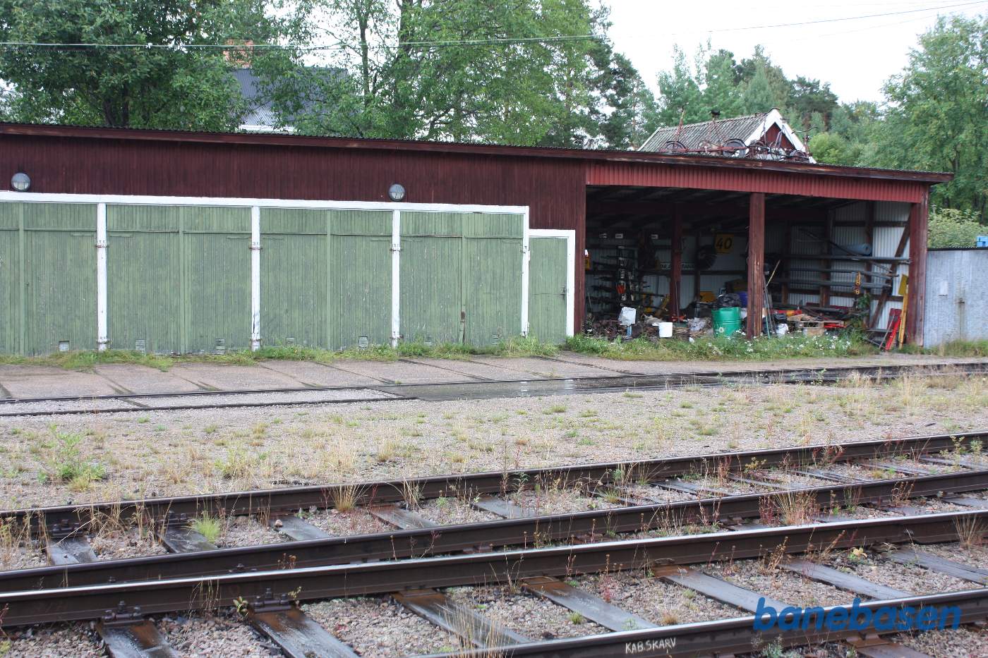 Baneafdelingens skur