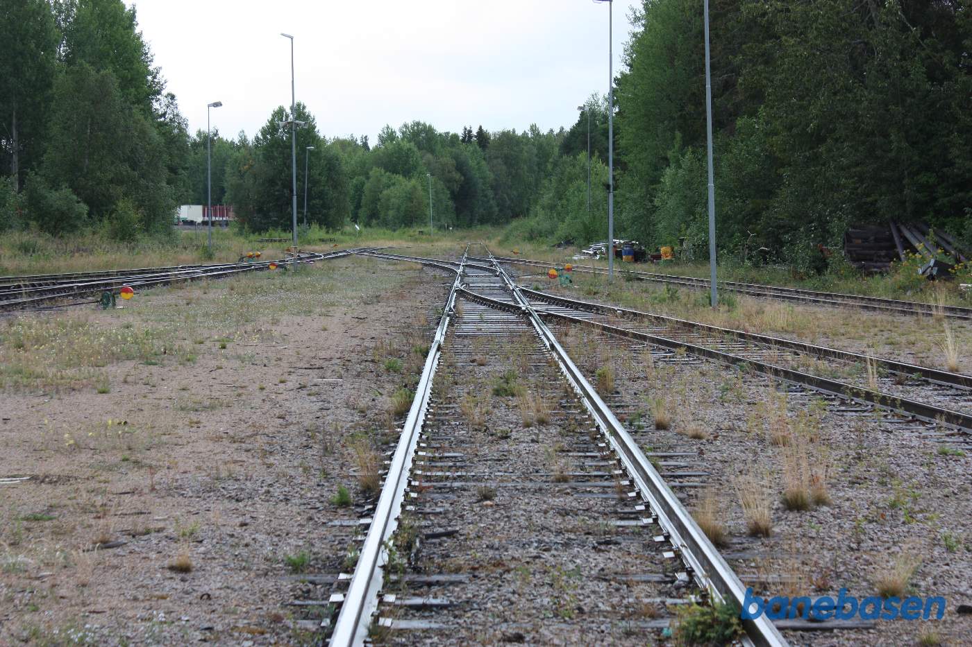Et vue ud over udkørslen mod nord