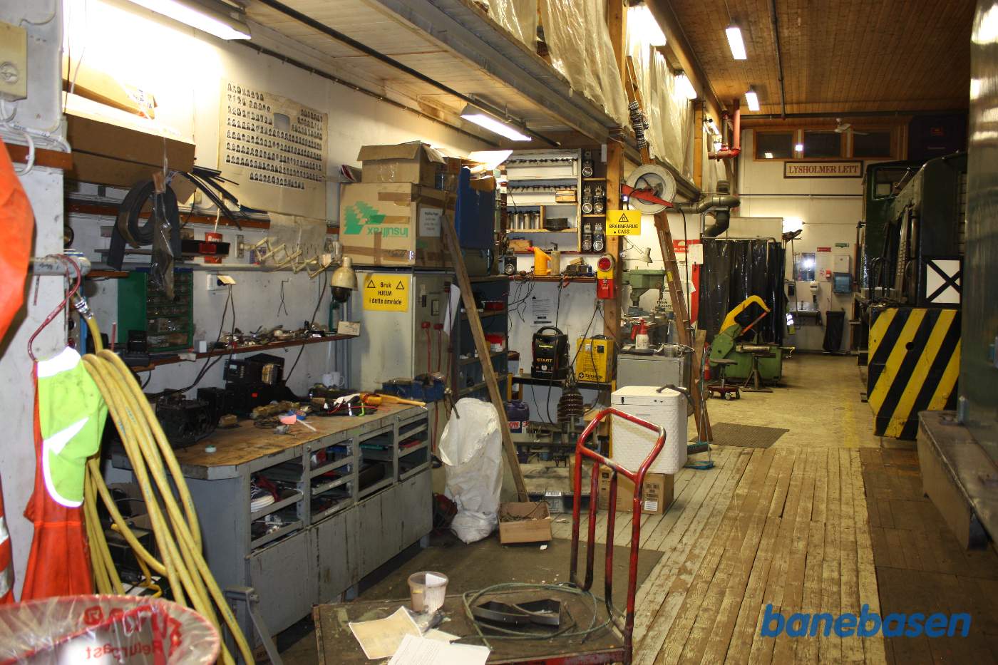 Et billede af værkstedet