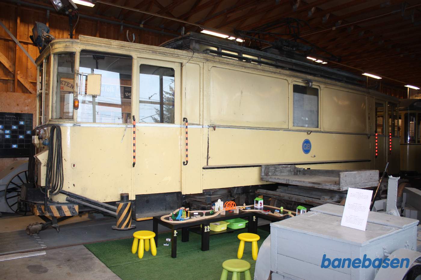 I udstillingen er også et lille legehjørne for børn