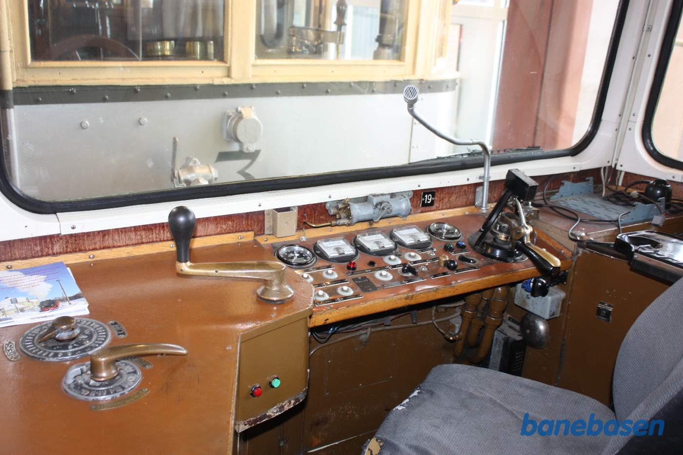 Førerbordet i sporvognen
