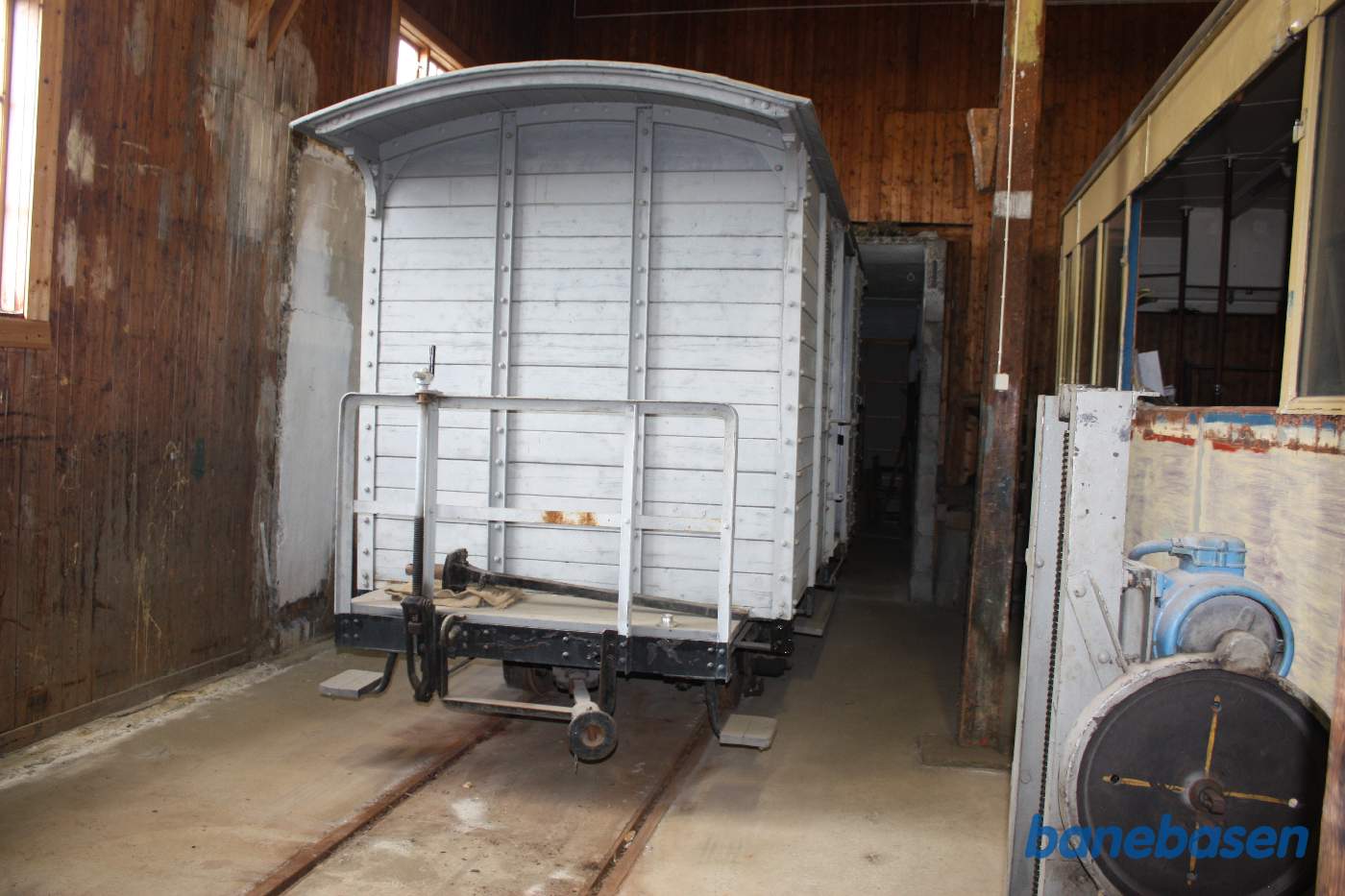 En godsvogn der kan tilkobles en sporvogn