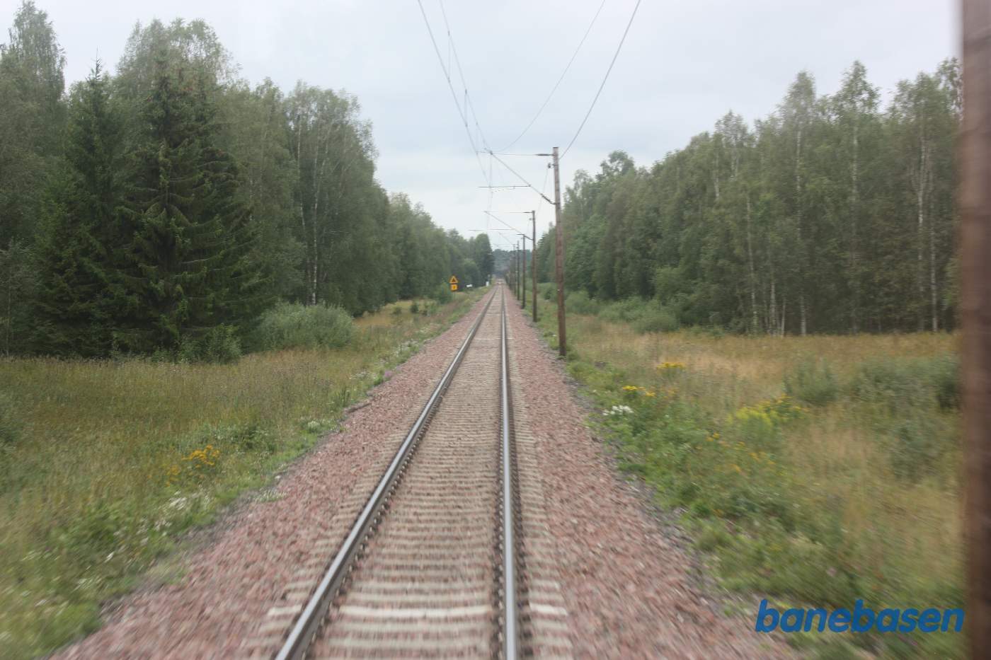 Et bagskud et sted på strækningen mellem Mora og Rättvik