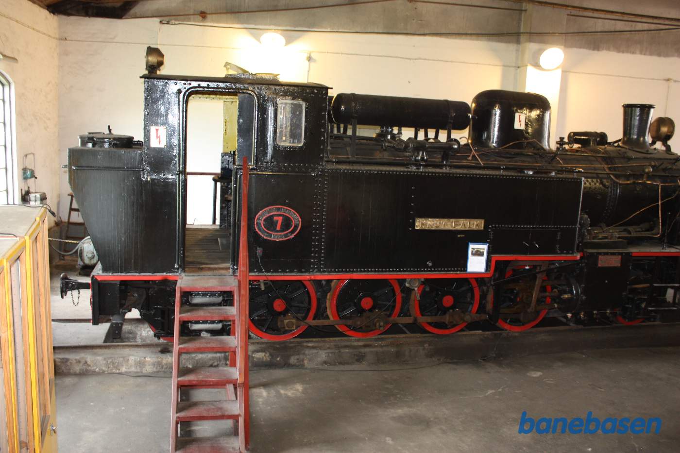 Et af banens damplokomotiver