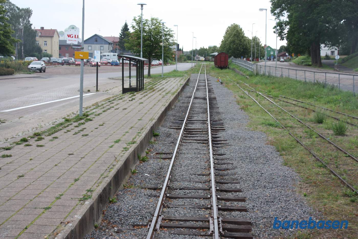 Da toget triller til perron, er der mulighed for et bagskud