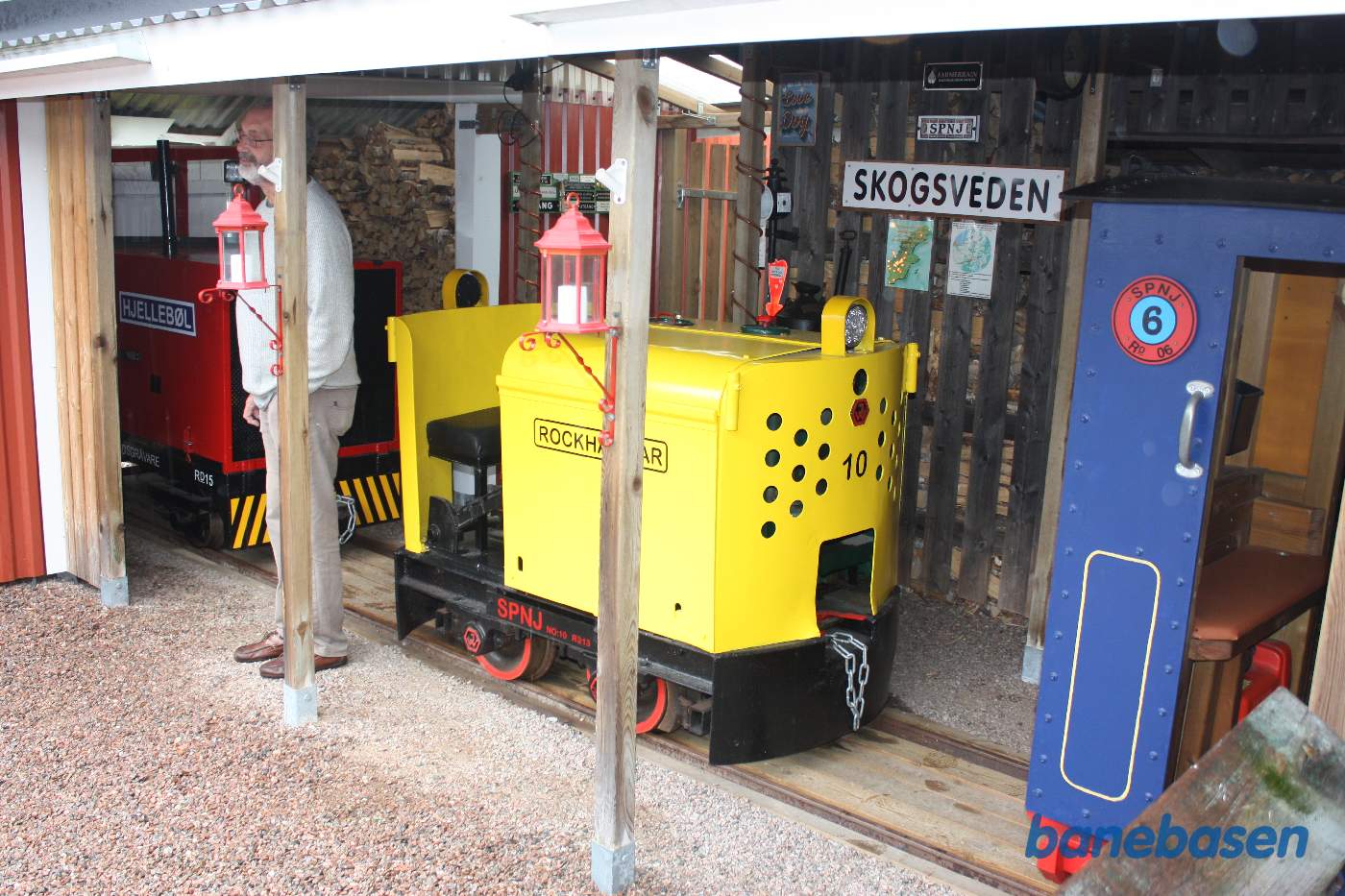 Et vue ind i den lille remise