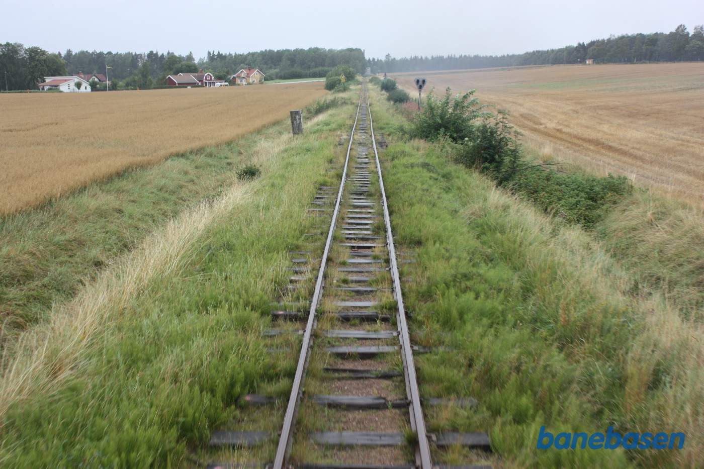 Et bagskud et sted på strækningen mellem Lundsbrunn og Skara
