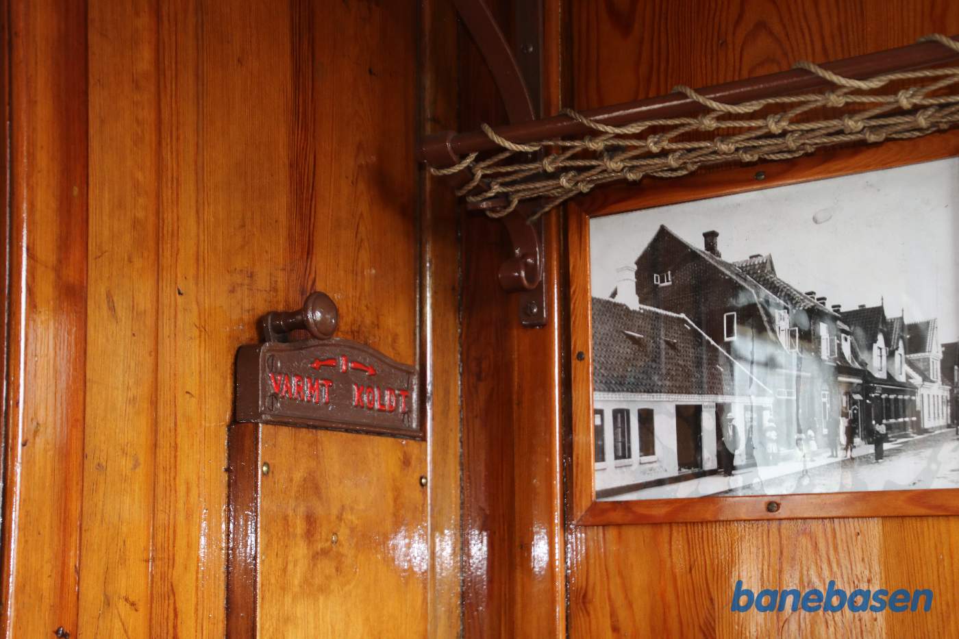 Detaljebillede af temperatur reguleringen