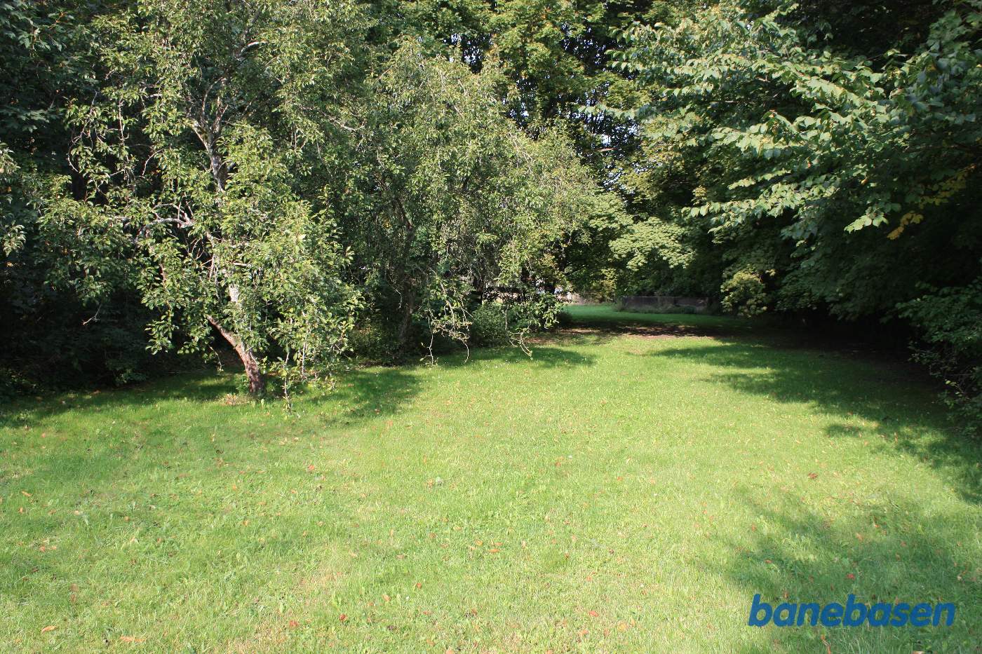 Sporområdet er i dag en del af haven