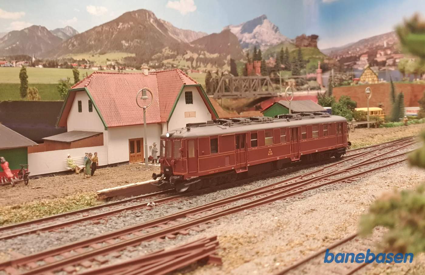 Fotografens nyerhvervede MO vogn på Saunte station Fotografens nyerhvervede MO vogn på Saunte station